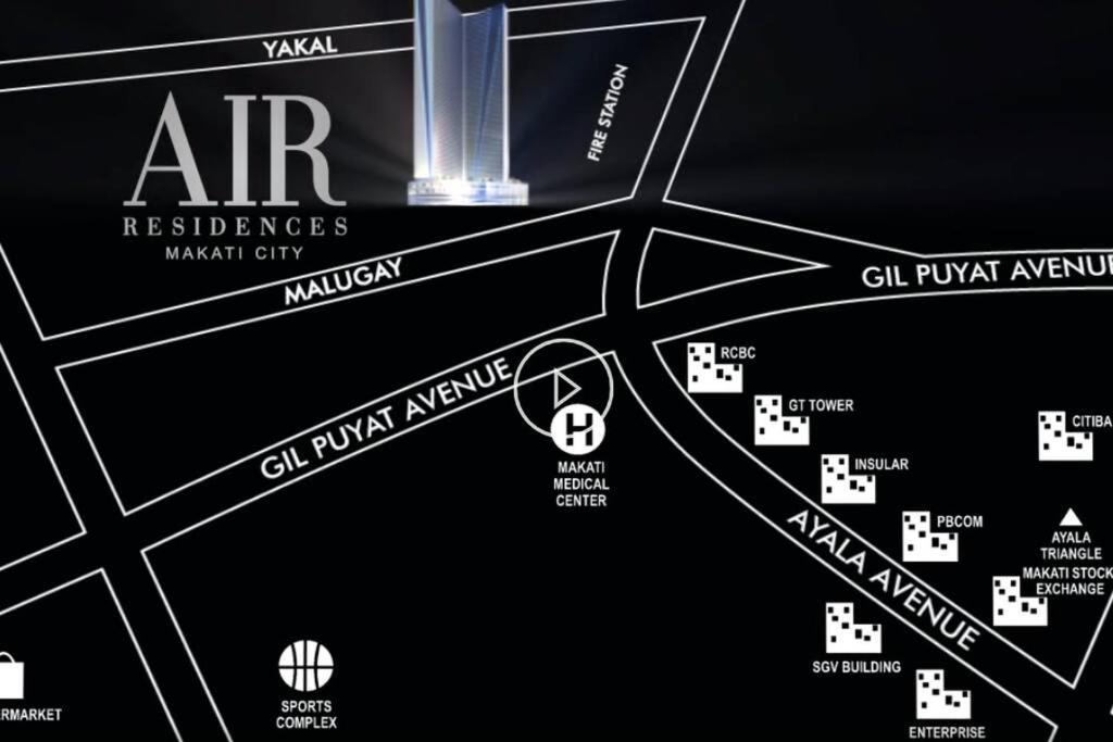 Great View 1 BR Condo in Makati near Trident Tower Manila Esterno foto